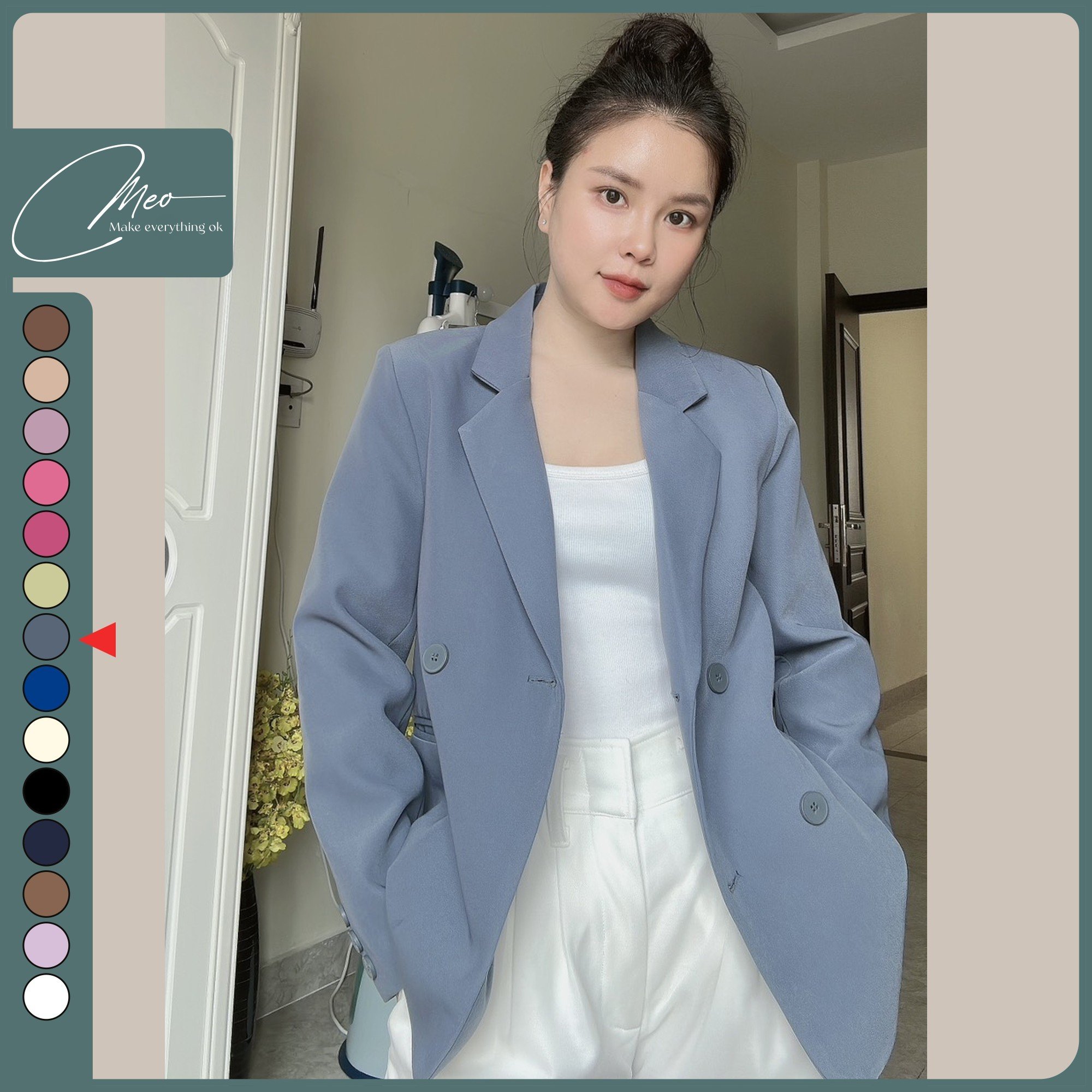 Áo vest nữ dài 02462 Chibell #10 Áo vest nữ dài 02462 Chibell